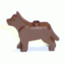 Part 48812 Reddish Brown Dog-Wolf (the Grim) 